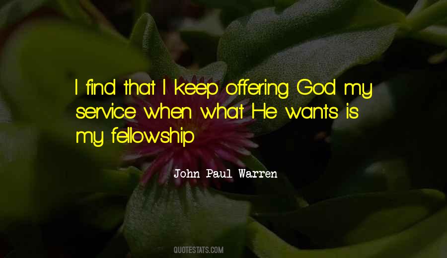 Pastor John Paul Warren Quotes #795720