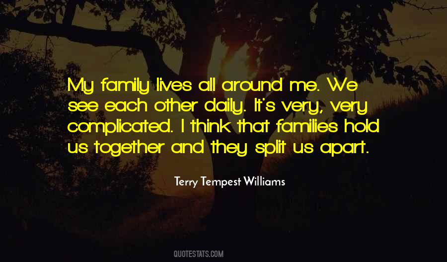 Quotes About Family Splits #1247762