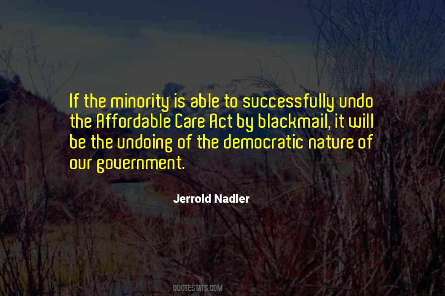 Quotes About Minority Government #534987