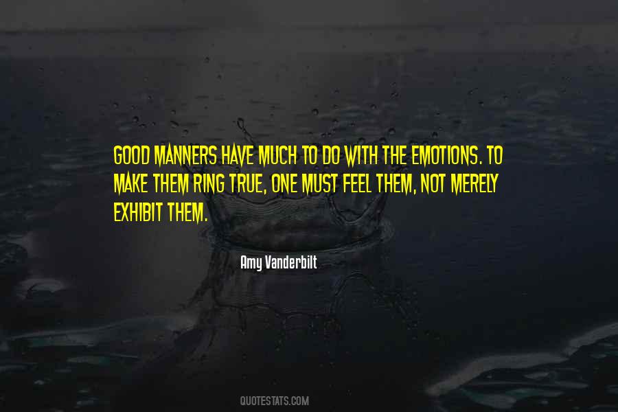 Quotes About Good Manners #1359857