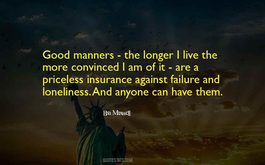 Quotes About Good Manners #1379613