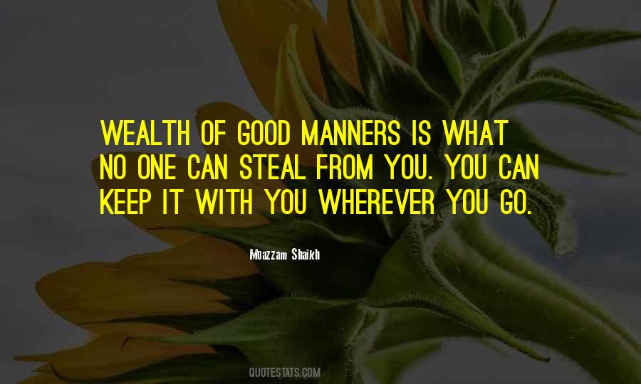 Quotes About Good Manners #1598415