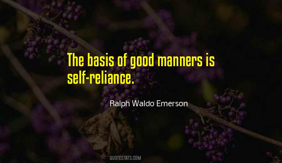Quotes About Good Manners #1602621