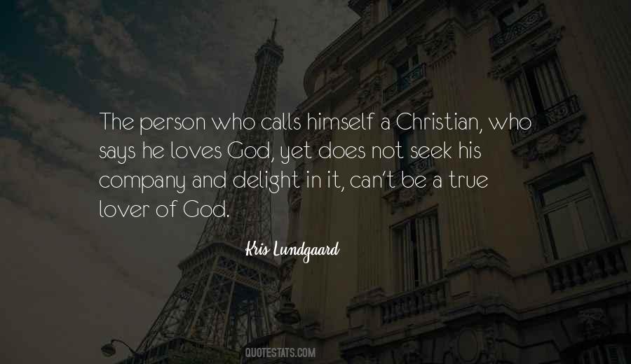 A True Christian Quotes #175911