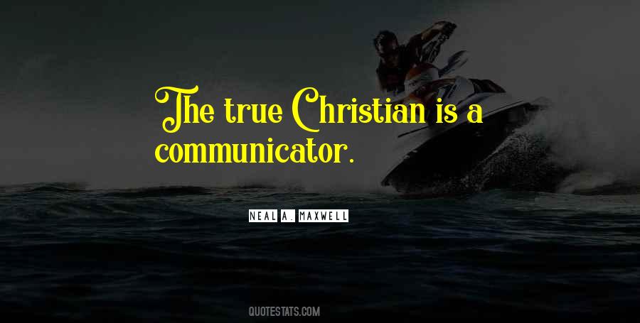 A True Christian Quotes #346810