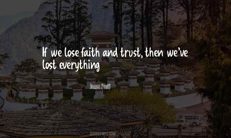 Quotes About Lost Trust #1303316