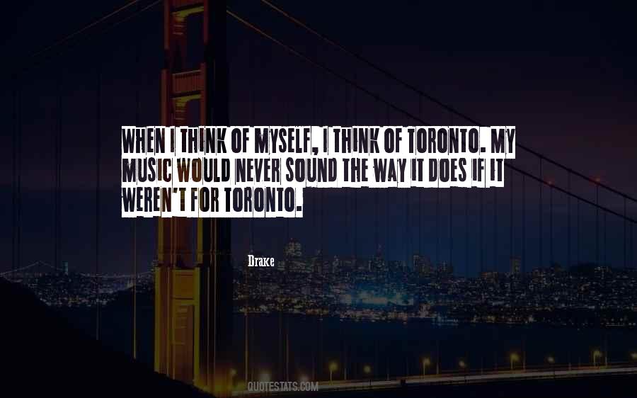 Quotes About Toronto #1104364