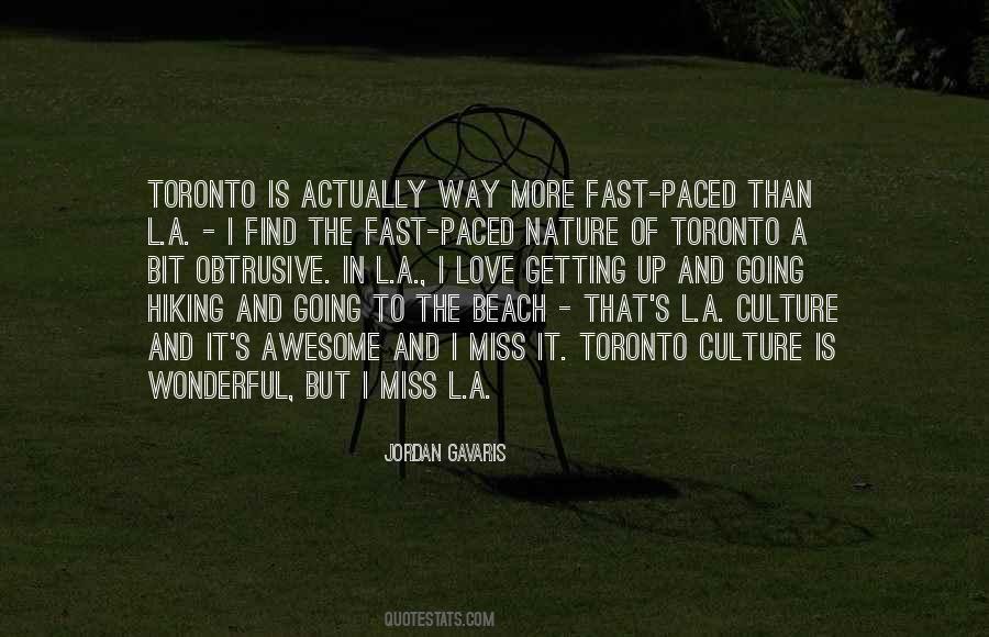Quotes About Toronto #1297496