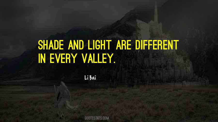 Light And Shade Quotes #1143447