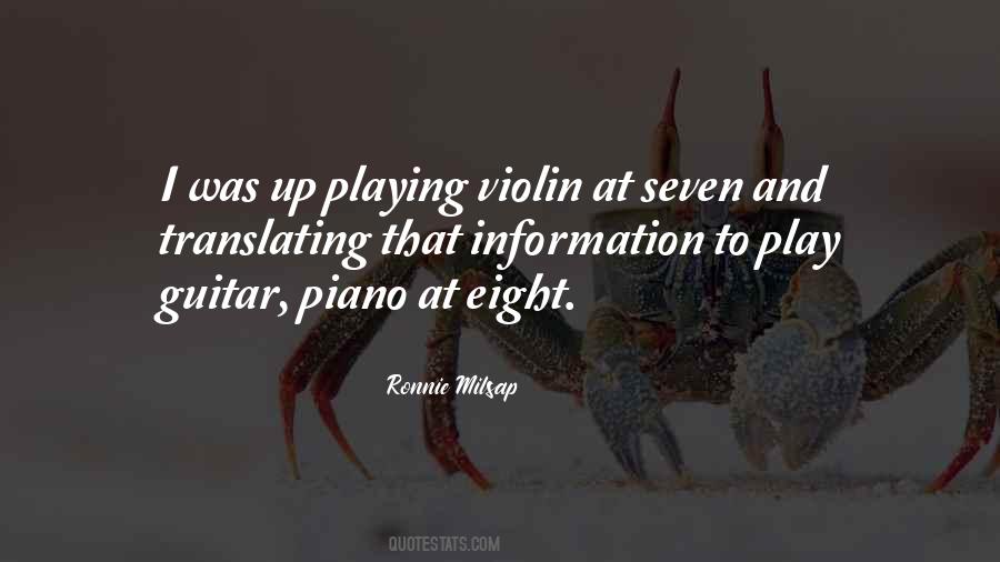 Quotes About Violin And Piano #1500342