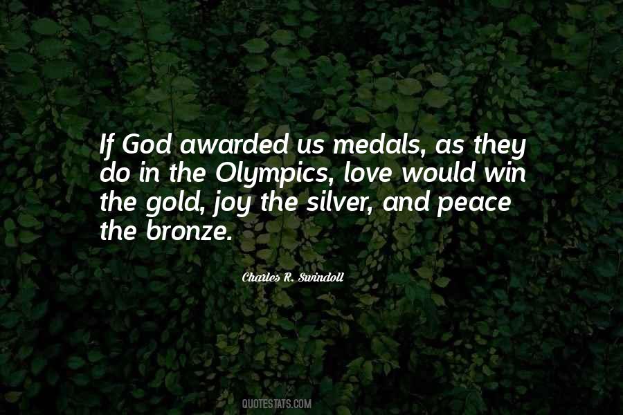 Quotes About Medals #1067298