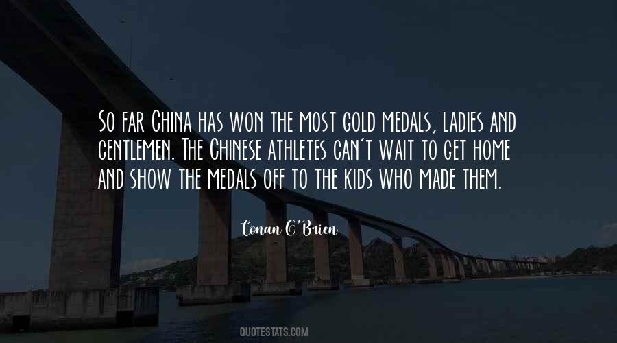 Quotes About Medals #1306926
