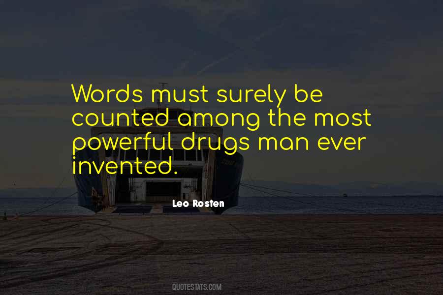 Quotes About Drugs #1636546