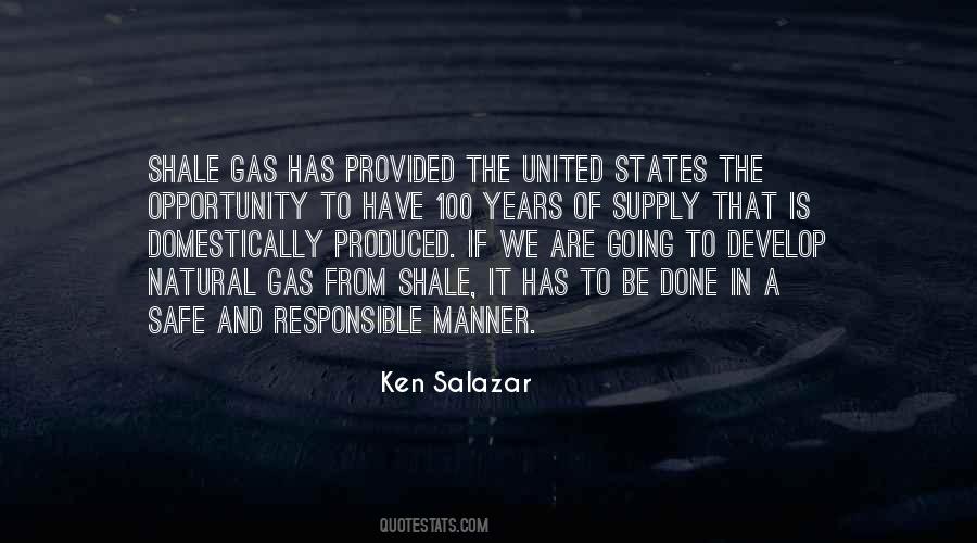 Quotes About Shale Gas #1075840