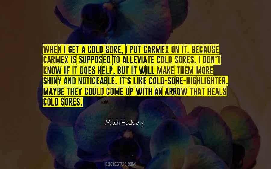 Quotes About Cold Sores #1332715