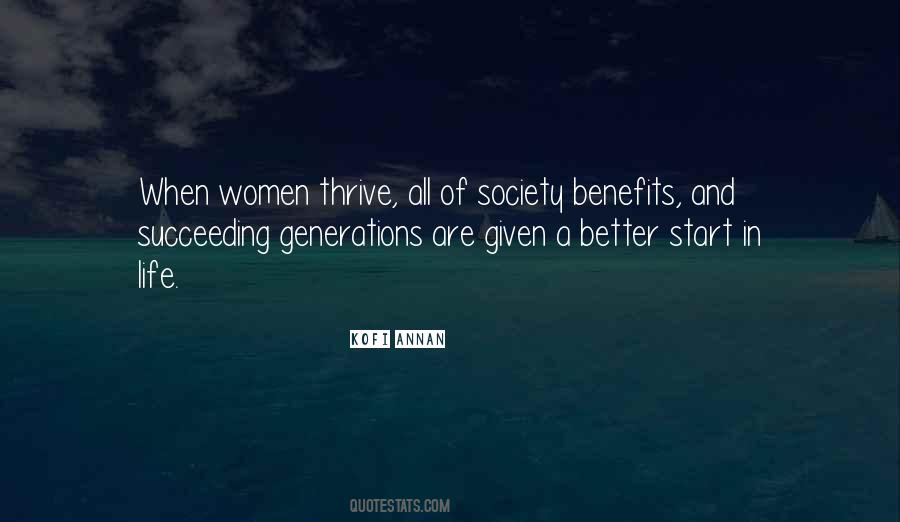 Quotes About A Better Society #327080