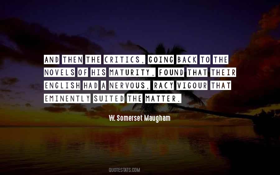 Quotes About Somerset Maugham #2438