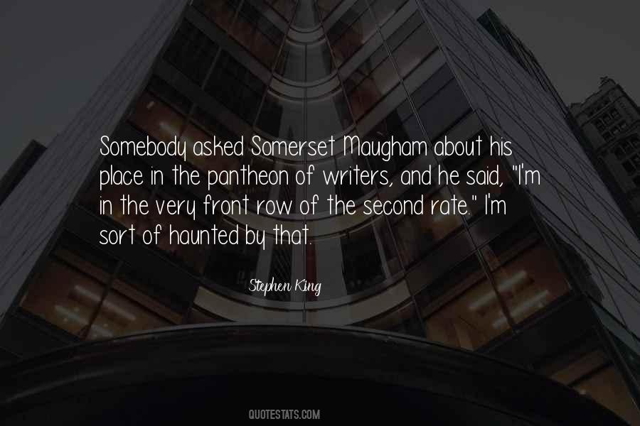 Quotes About Somerset Maugham #806452