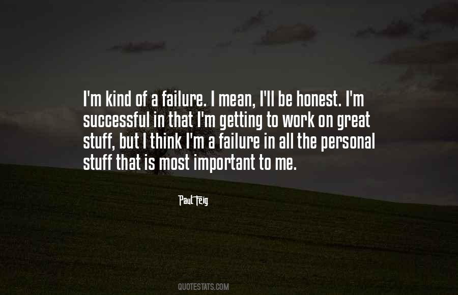 Personal Failure Quotes #808316