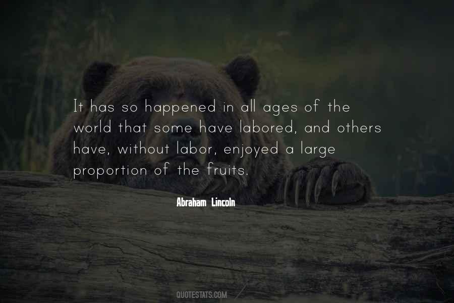 Quotes About Fruits Of Labor #1842672