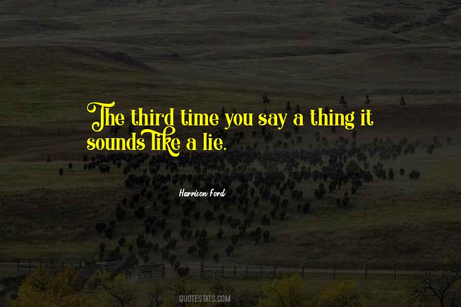Quotes About The Third Time #316438