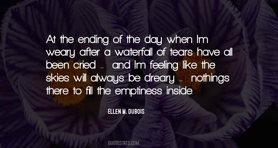 Quotes About Feeling Of Emptiness #258544