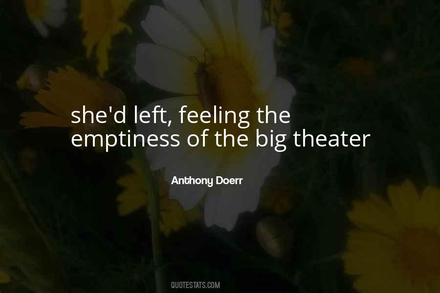 Quotes About Feeling Of Emptiness #791786