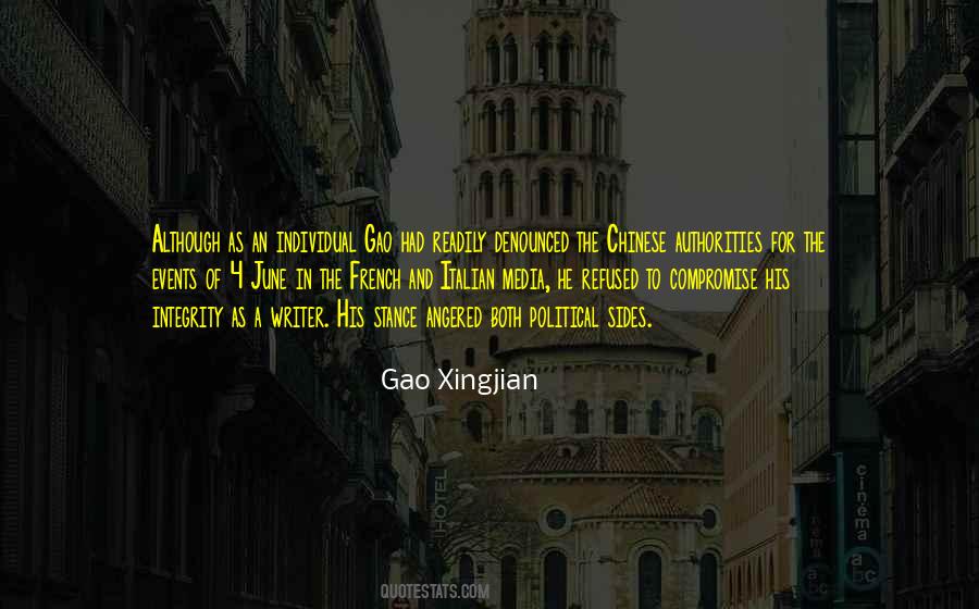 Political Stance Quotes #1278164
