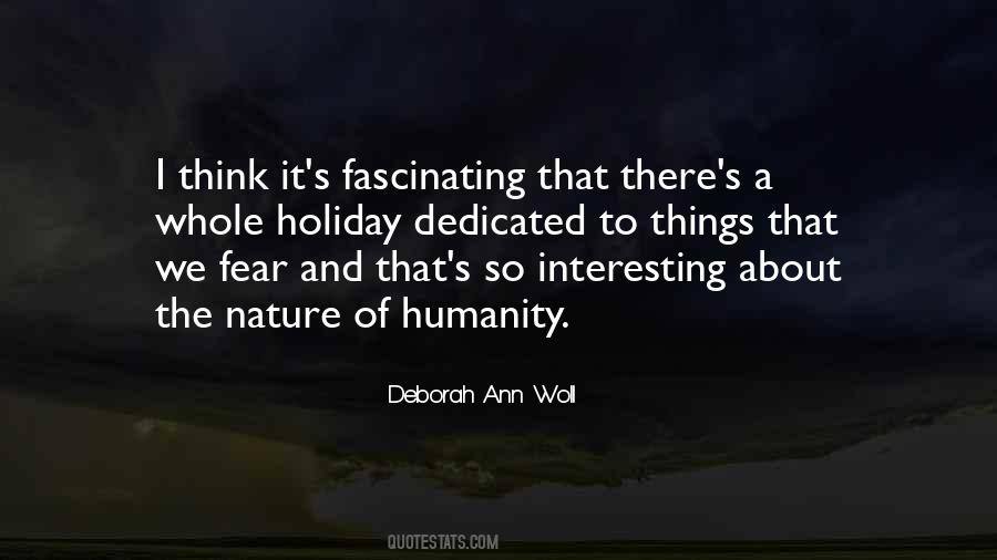 Quotes About The Nature Of Humanity #394879