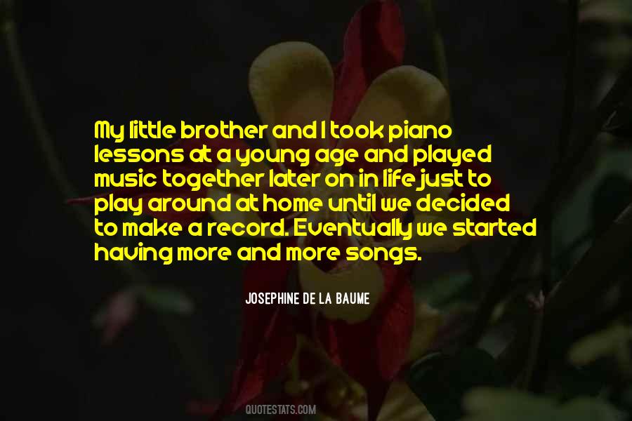 Quotes About Brother And Brother #22178