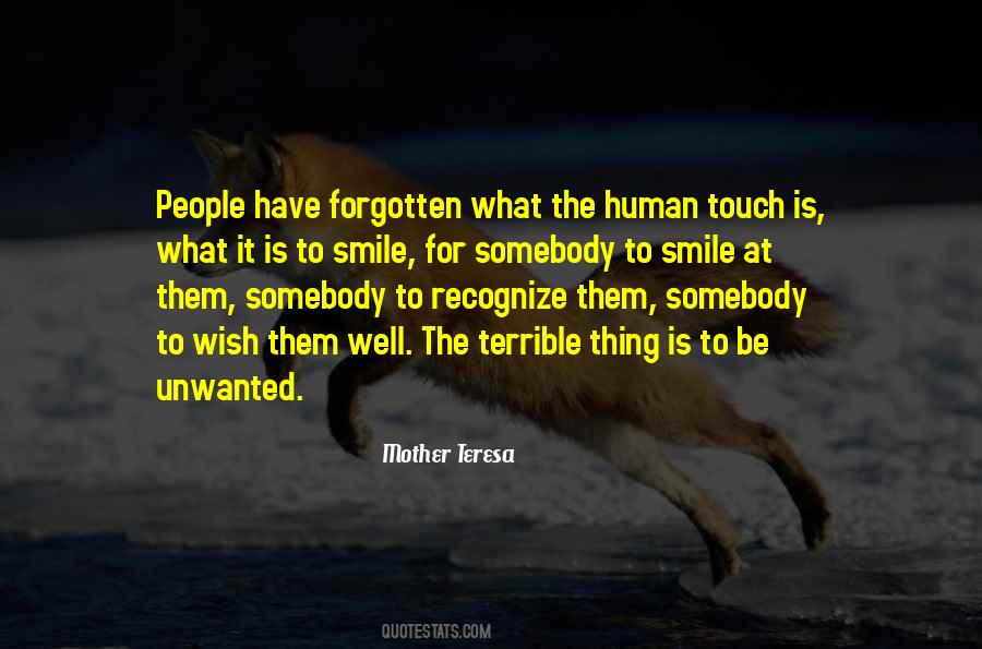 Quotes About Human Touch #170300