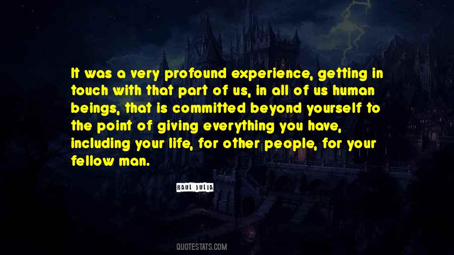 Quotes About Human Touch #744942