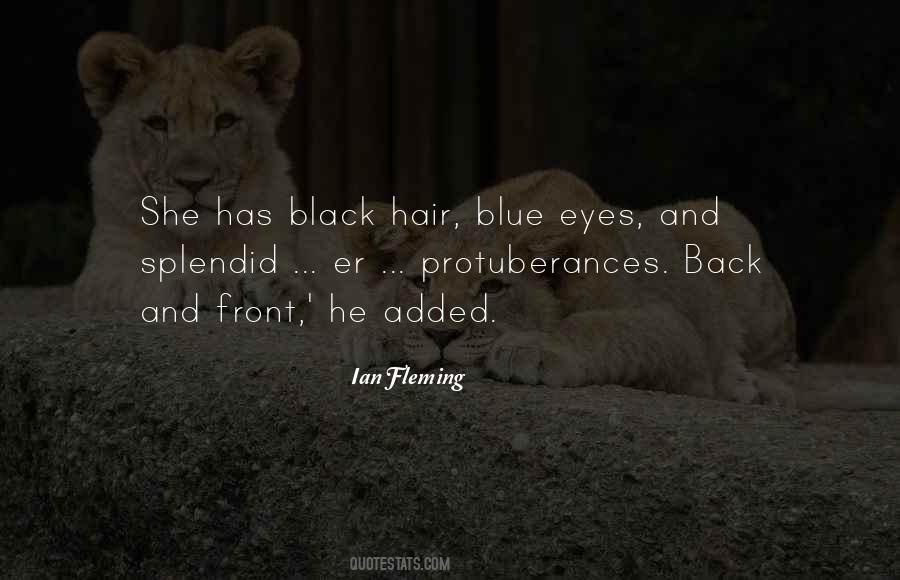 Blue Black Hair Quotes #1822454