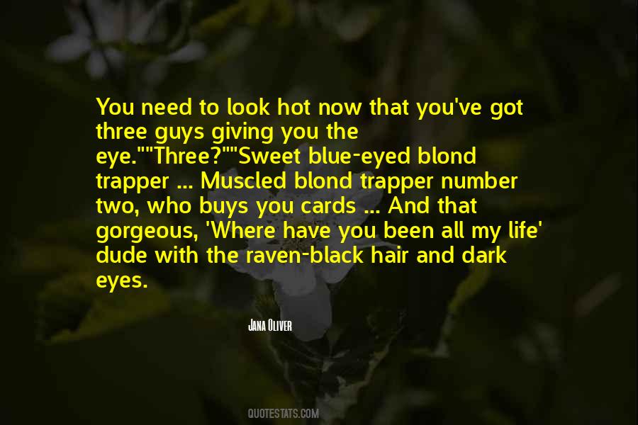 Blue Black Hair Quotes #720151
