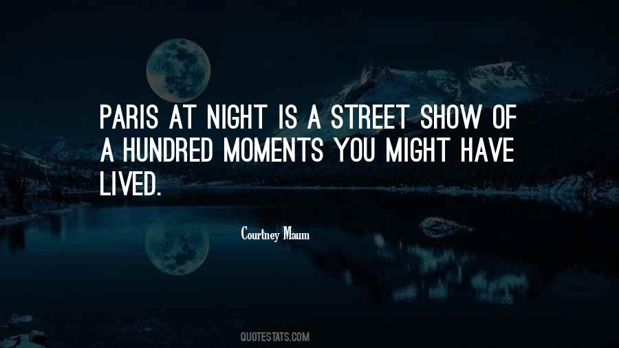 Quotes About Paris At Night #1153273