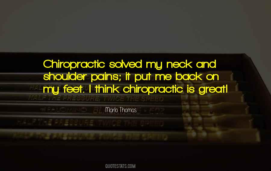 Quotes About Neck Pain #670792