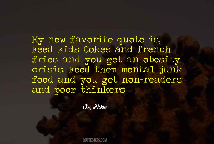 Quotes About Fries #259405