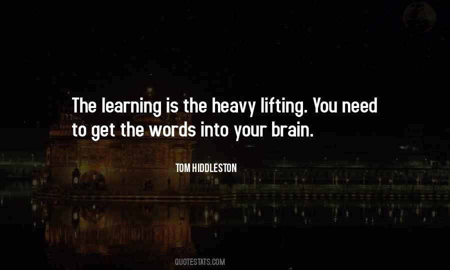 Quotes About Heavy Lifting #1813102