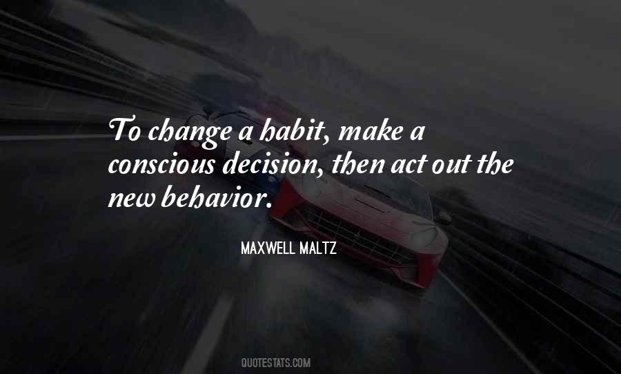 Change Habit Quotes #115937