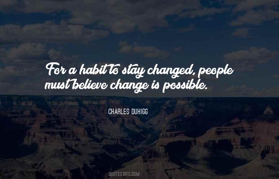 Change Habit Quotes #1274833