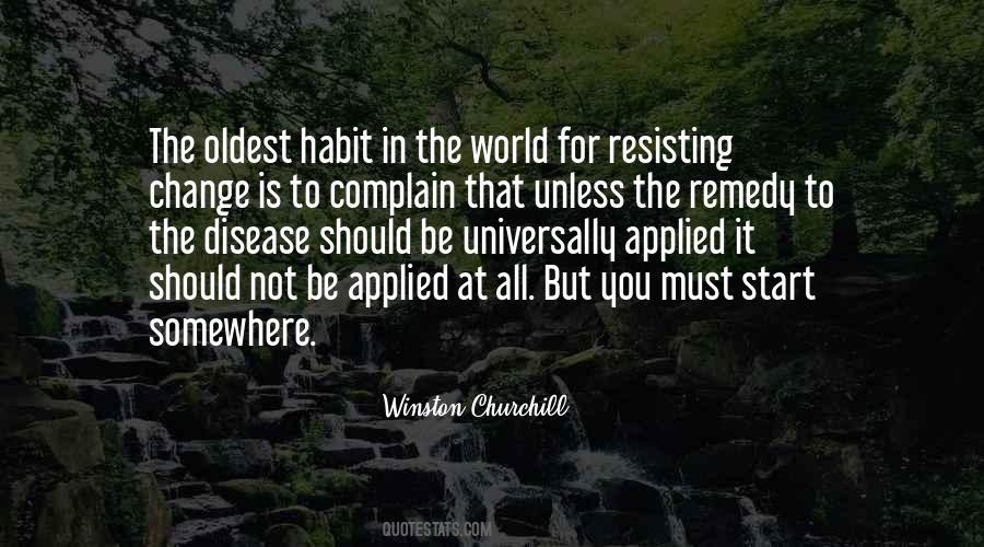 Change Habit Quotes #1360731
