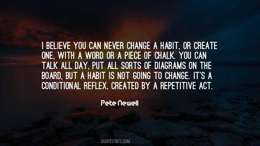 Change Habit Quotes #1506069