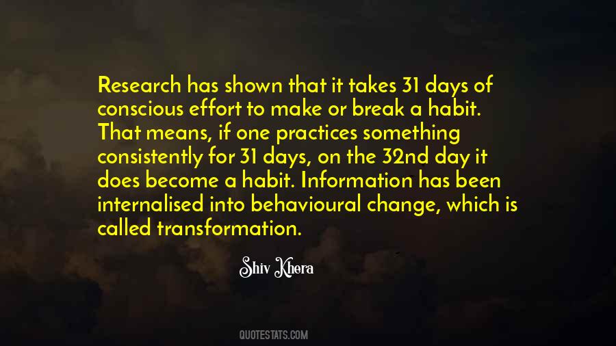 Change Habit Quotes #1865184