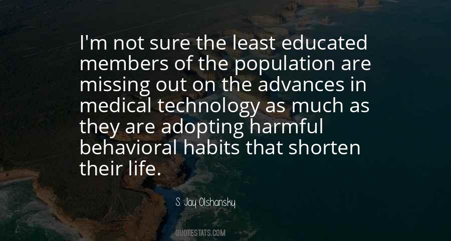 Quotes About Advances In Technology #1422917