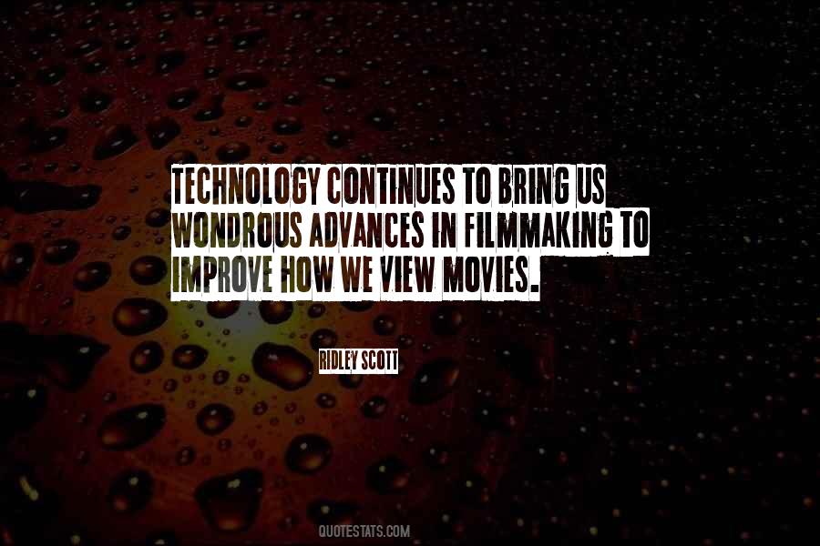 Quotes About Advances In Technology #290911