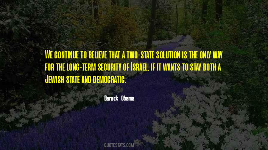 Quotes About Two State Solution #413496