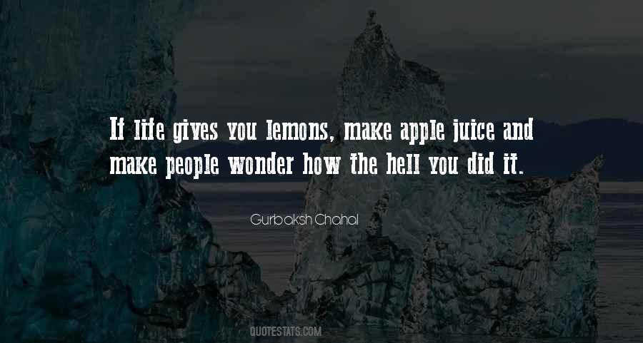 Quotes About Lemons #1072454