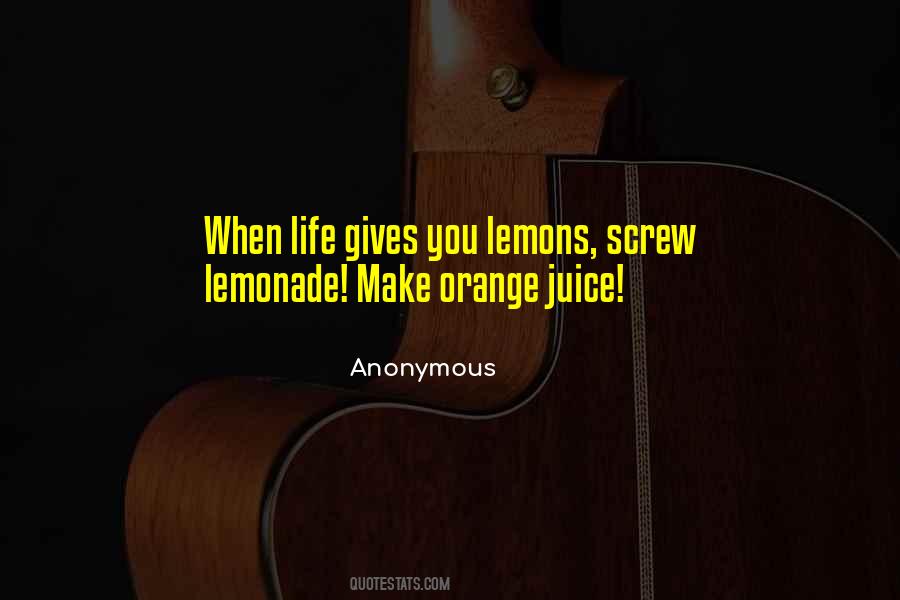 Quotes About Lemons #197285
