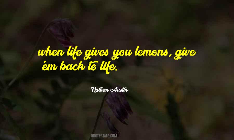 Quotes About Lemons #604855