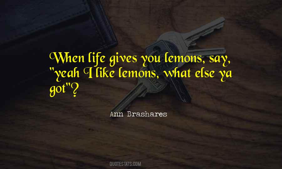 Quotes About Lemons #733593